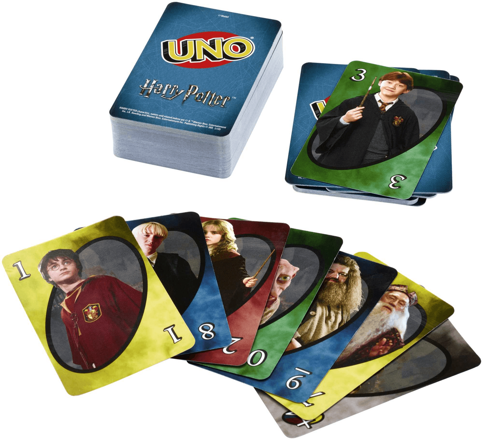 Uno versione harry potter, gioco di carte - Harry Potter, MATTEL GAMES, UNO