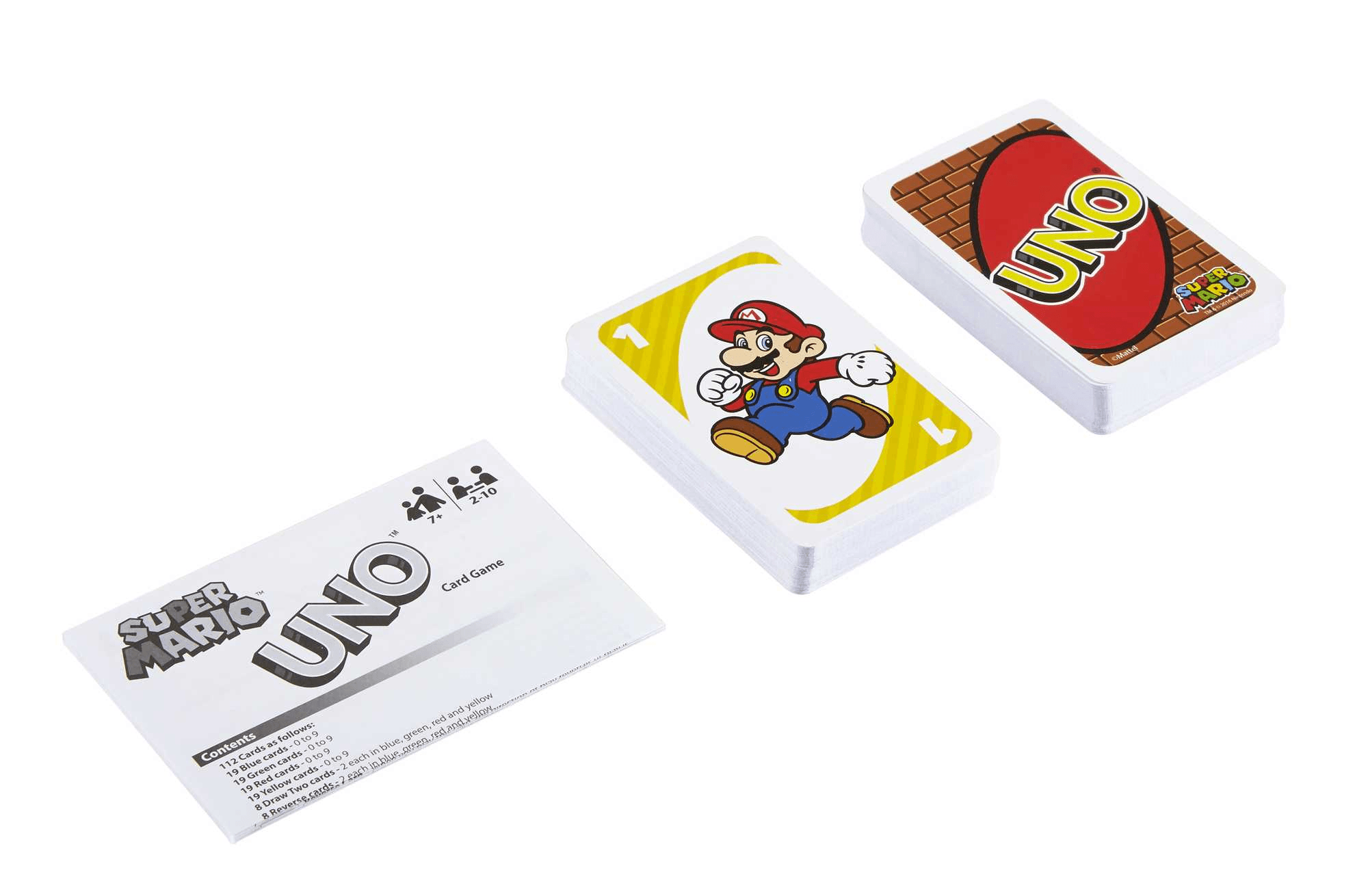 Mattel games-uno gioco di carte versione super mario bros, 7+ anni - MATTEL GAMES, Super Mario, UNO