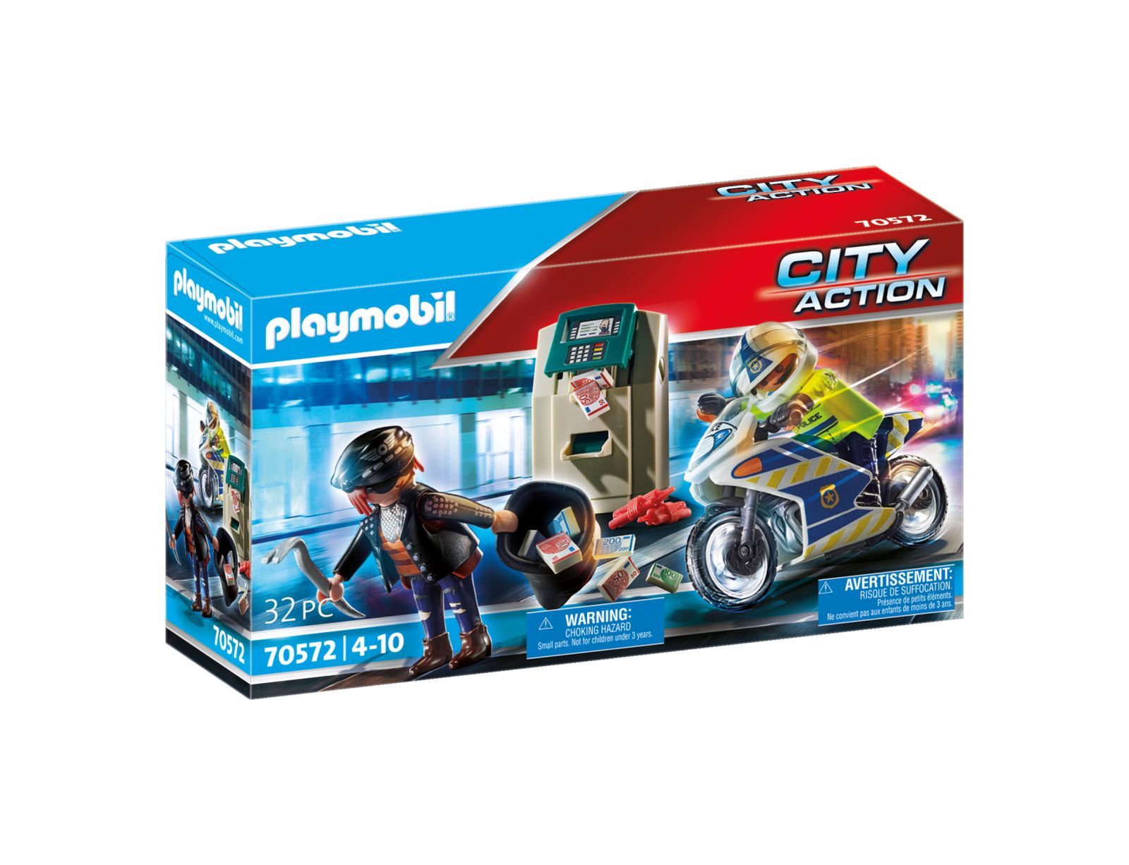 Poliziotto in moto e ladro - Playmobil