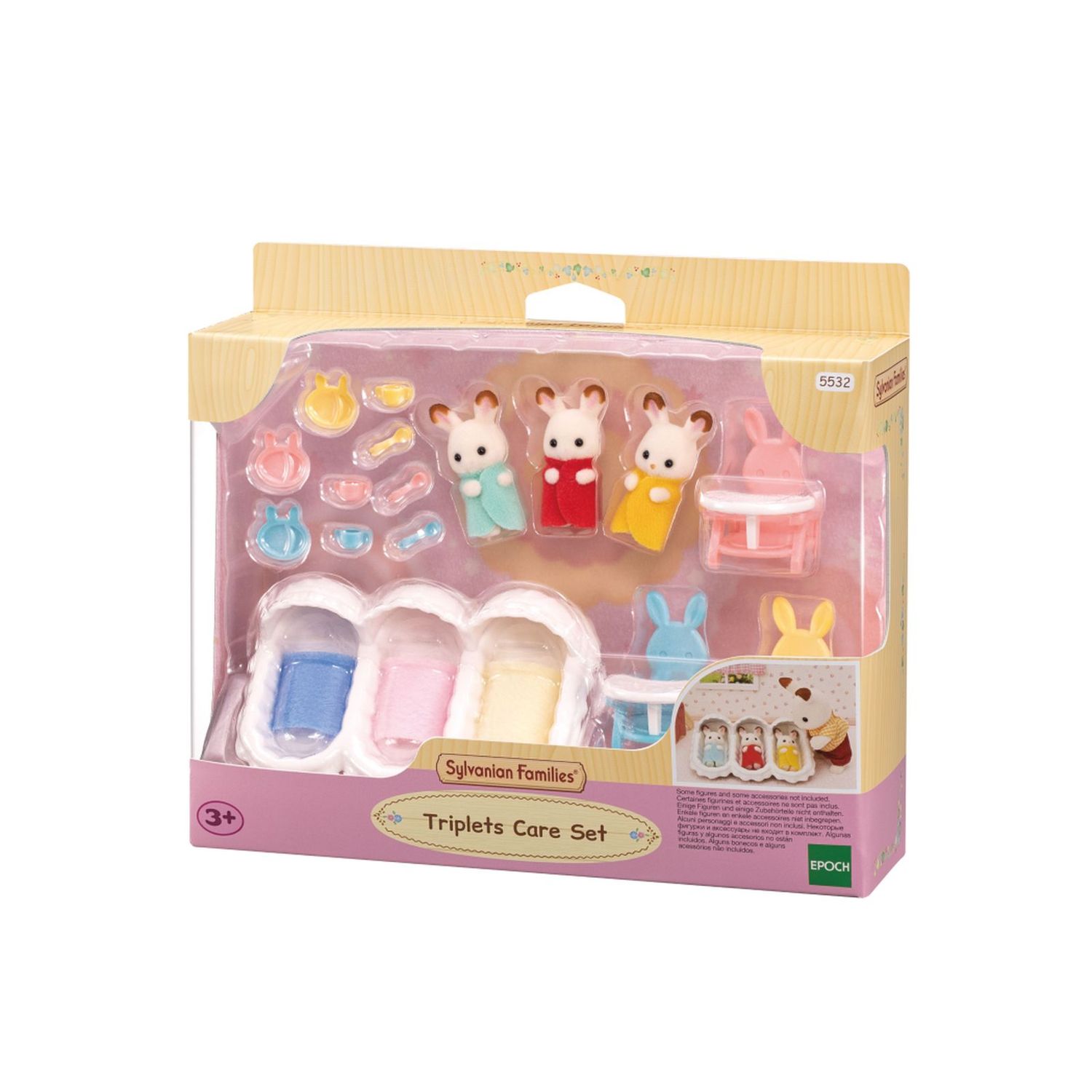 Sylvanian families - trigemini coniglio cioccolato e accessori - SYLVANIAN FAMILIES