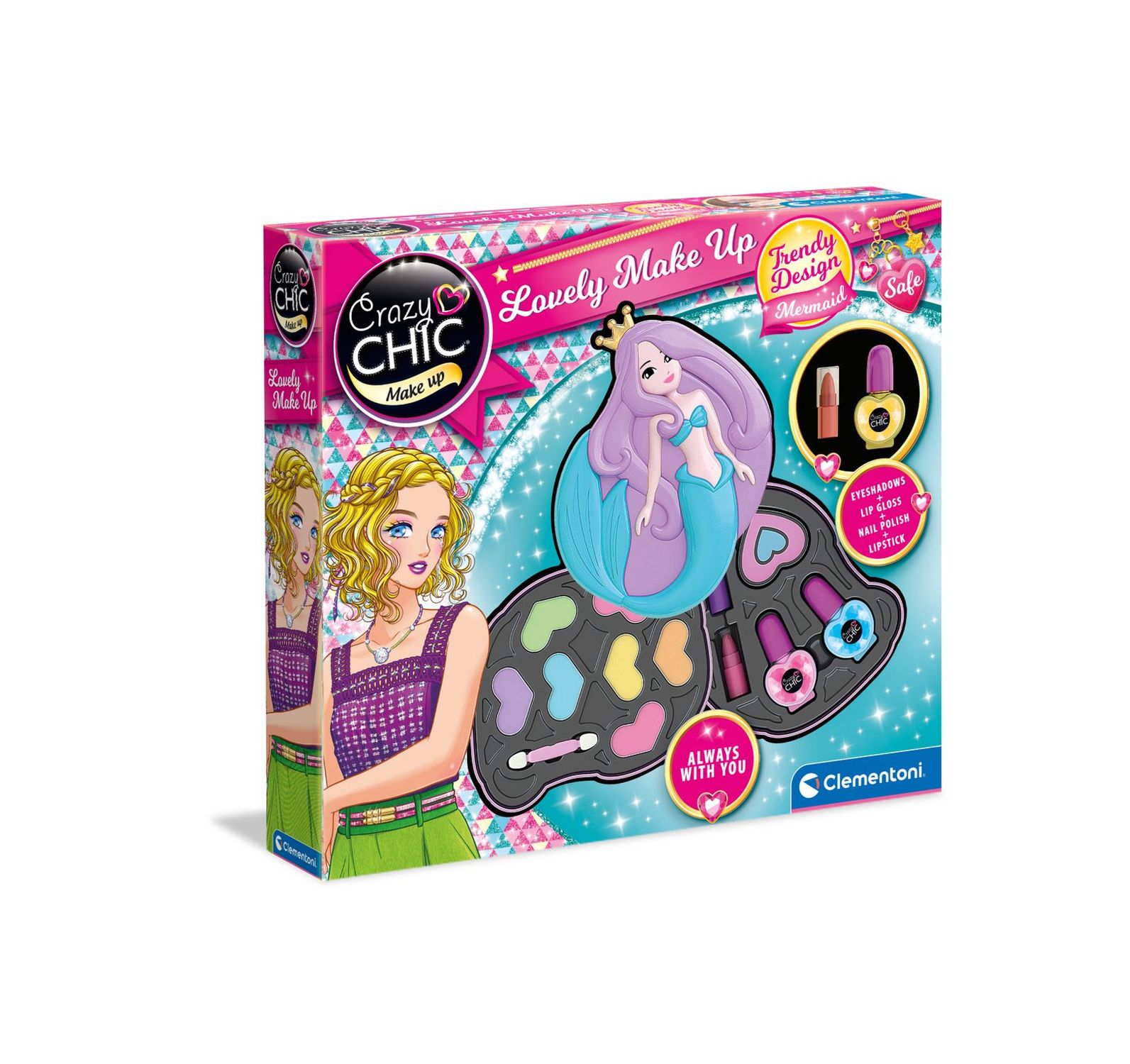 Clementoni - 18642 - lovely make up - sirena - CLEMENTONI, CRAZY CHIC