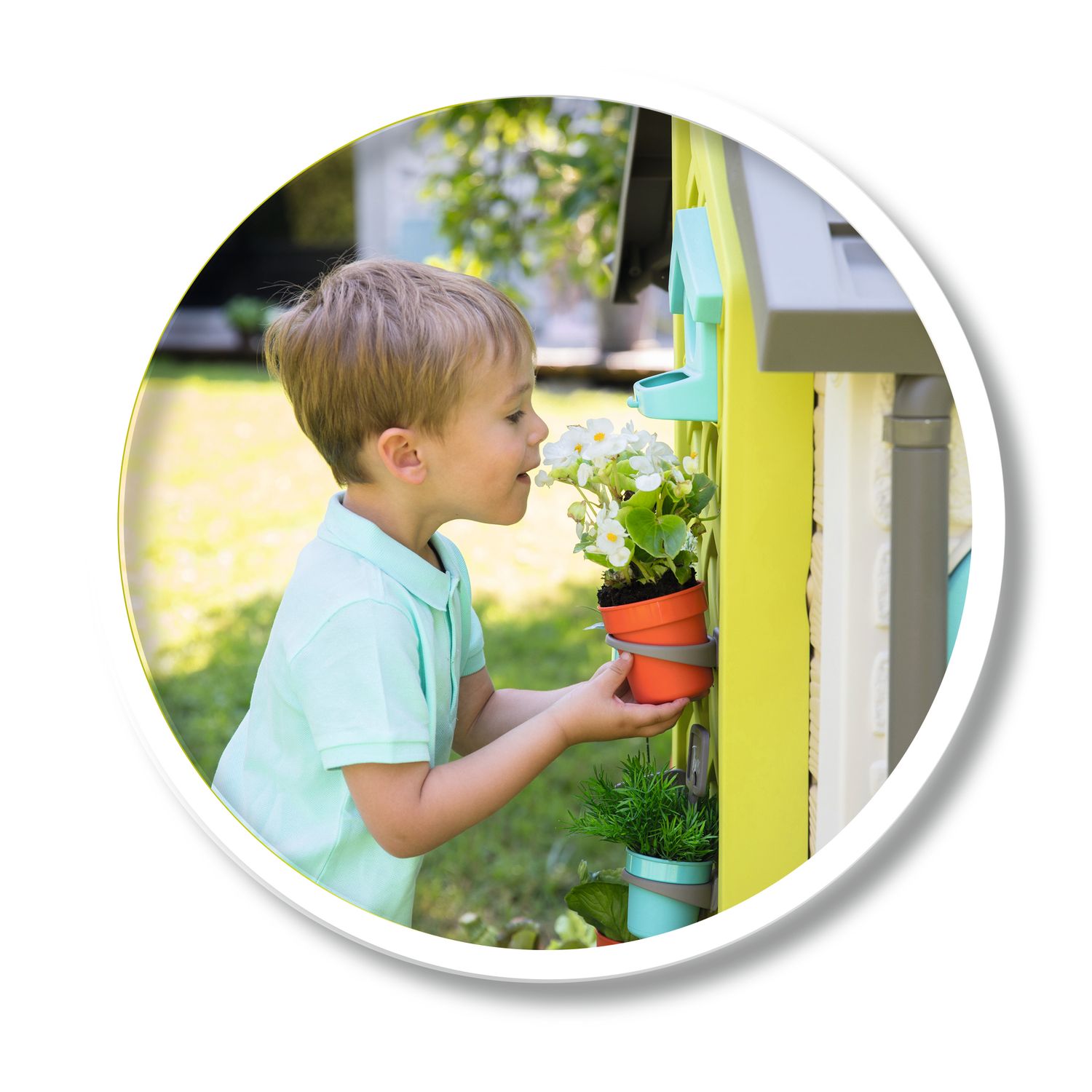 Smoby - garden house con accessori per il giardinaggio, 7600810405 - SMOBY