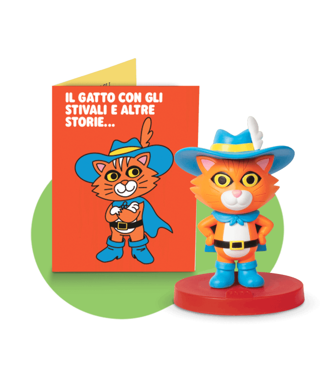 Personaggio sonoro il gatto con gli stivali - faba - FABA