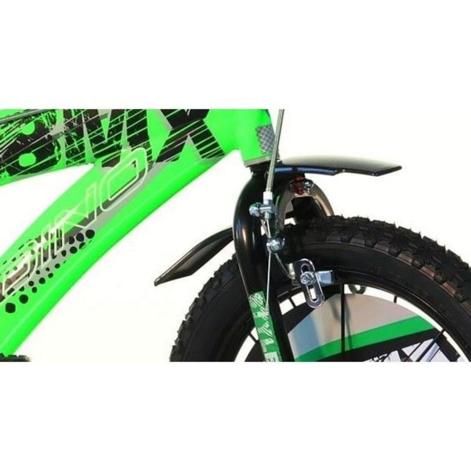 Bicicletta bmx per bambini da 16 pollici con freno anteriore, ruote in composto e gomme eva, pignone fisso posteriore - adatta per bambini dagli 8-12 anni - DINO BIKES