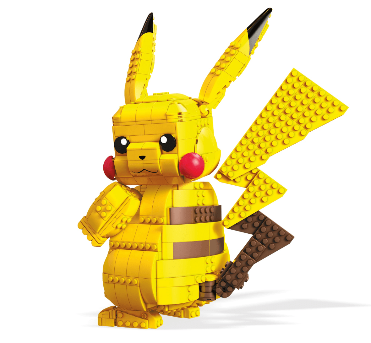 Mega construx- pokemon pikachu gigante, personaggio da assemblare da oltre 600 pezzi, 8+anni - MEGA BLOKS, POKEMON