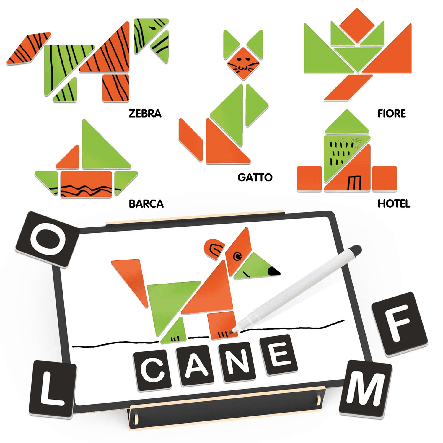 Headu - laboratorio magnetico leggo e scrivo - HEADU