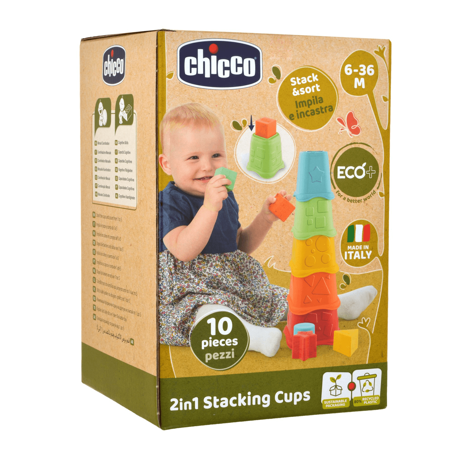 Tazze impilabili 2in1 eco+ - Chicco