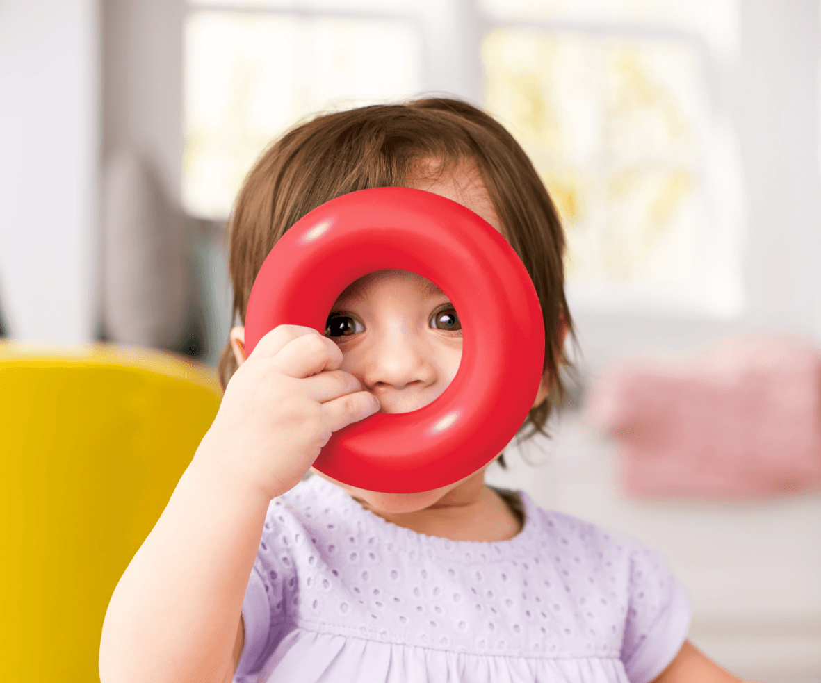 Fisher-price piramide 5 anelli eco, in materiali vegetali, giocattolo impilabile - FISHER-PRICE