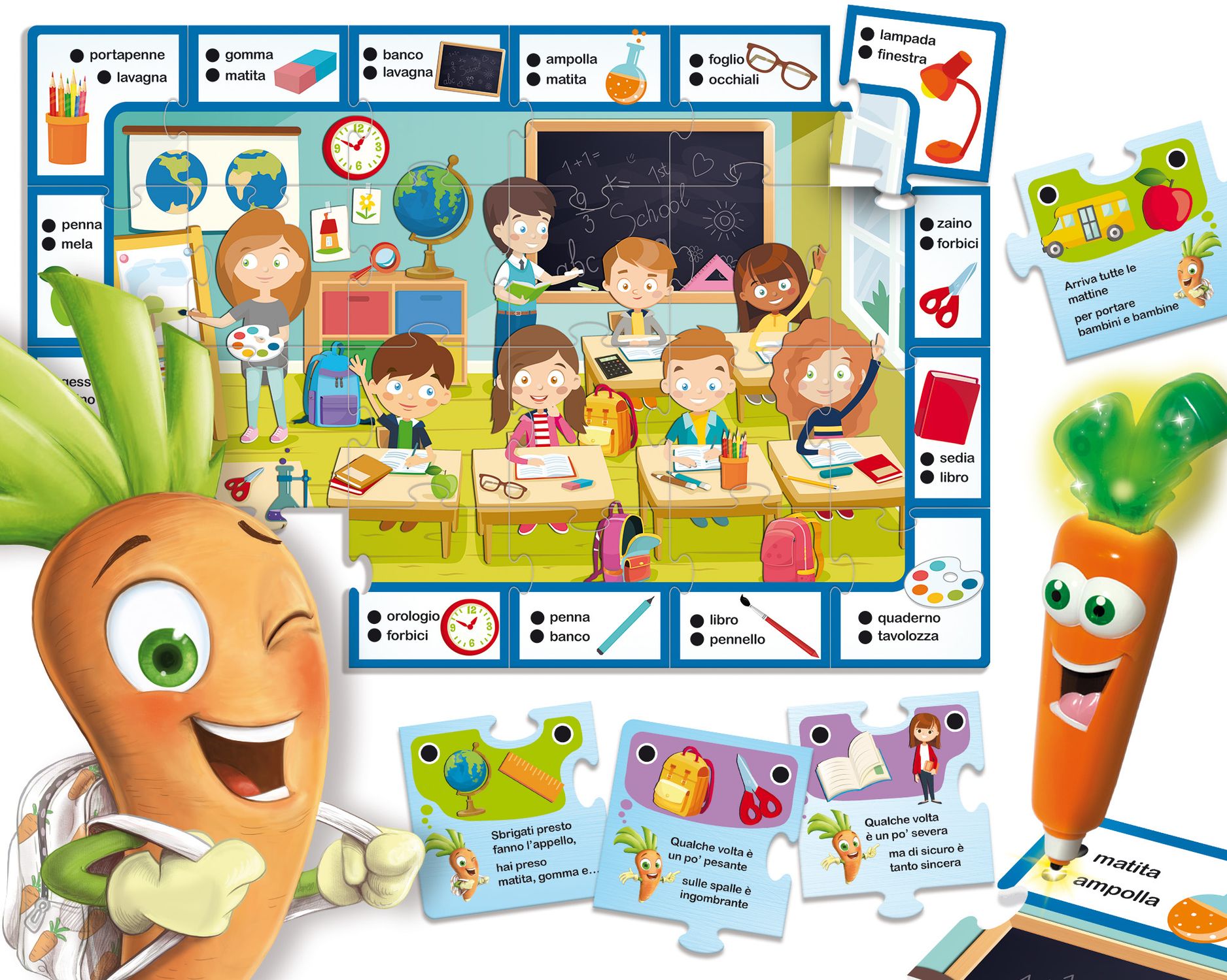 Lisciani - carotina va a scuola - LISCIANI