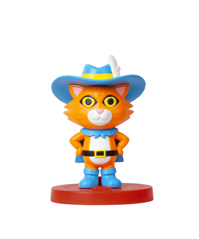 Personaggio sonoro il gatto con gli stivali - faba - FABA