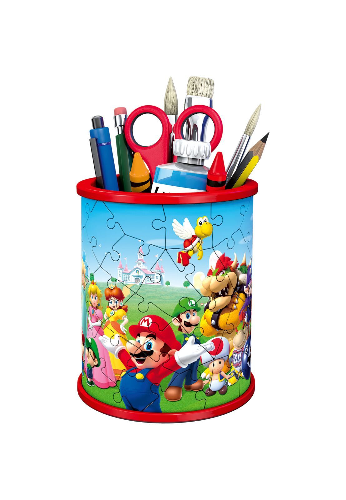 Ravensburger - 3d puzzle portapenne super mario, 54 pezzi, 6+ anni - RAVENSBURGER, RAVENSBURGER 3D PUZZLE, Super Mario