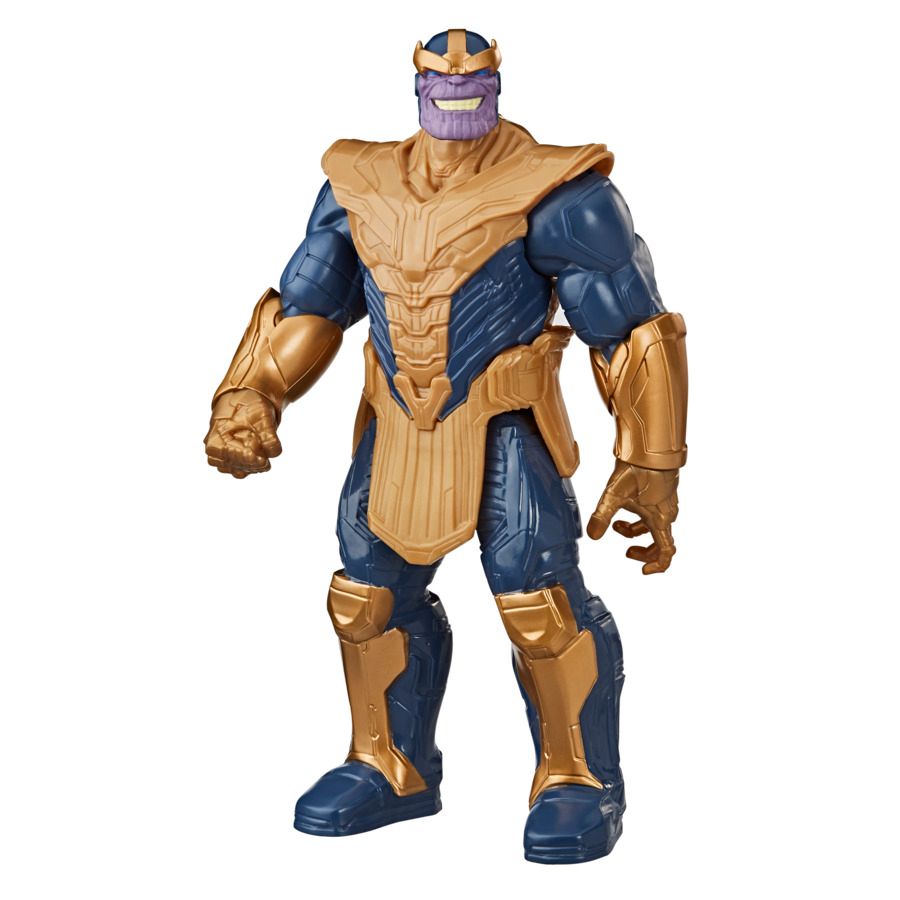 Marvel avengers titan hero series blast gear, action figure di thanos (classe deluxe), di 30 cm, per bambini dai 4 anni in su - Avengers, MARVEL
