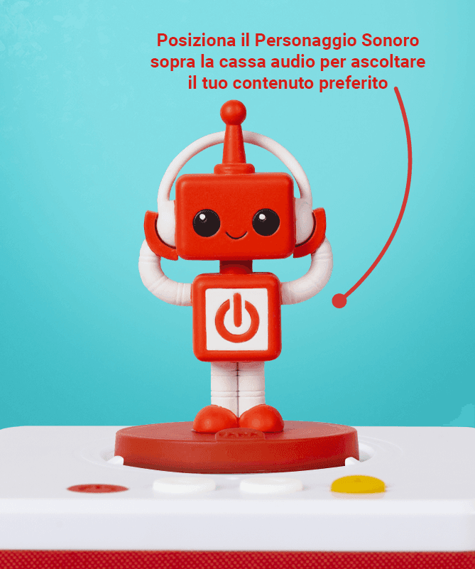 Personaggio sonoro faba - me rosso - FABA