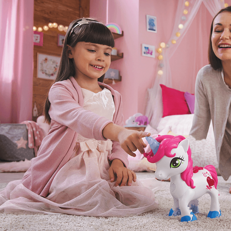 Unicorno interattivo - talk &amp; touch - BABY SMILE