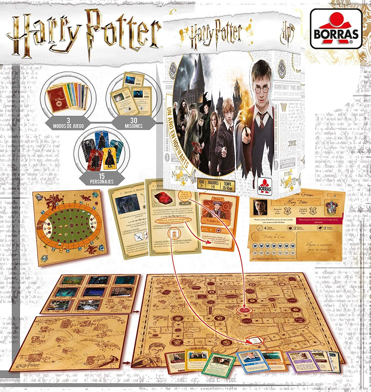 Harry potter: un anno a hogwarts - ASMODEE, Harry Potter