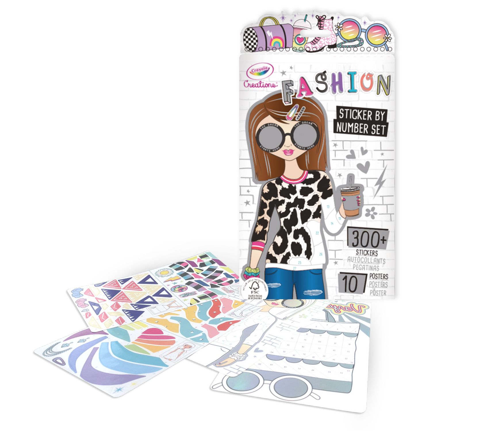 Creations - album crea con i numeri - CRAYOLA