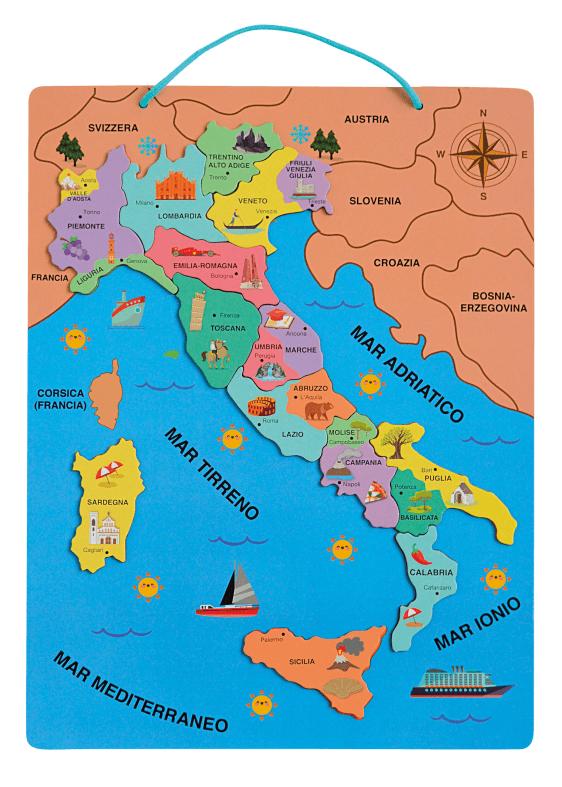 Mappa magnetica dell'italia - IBS