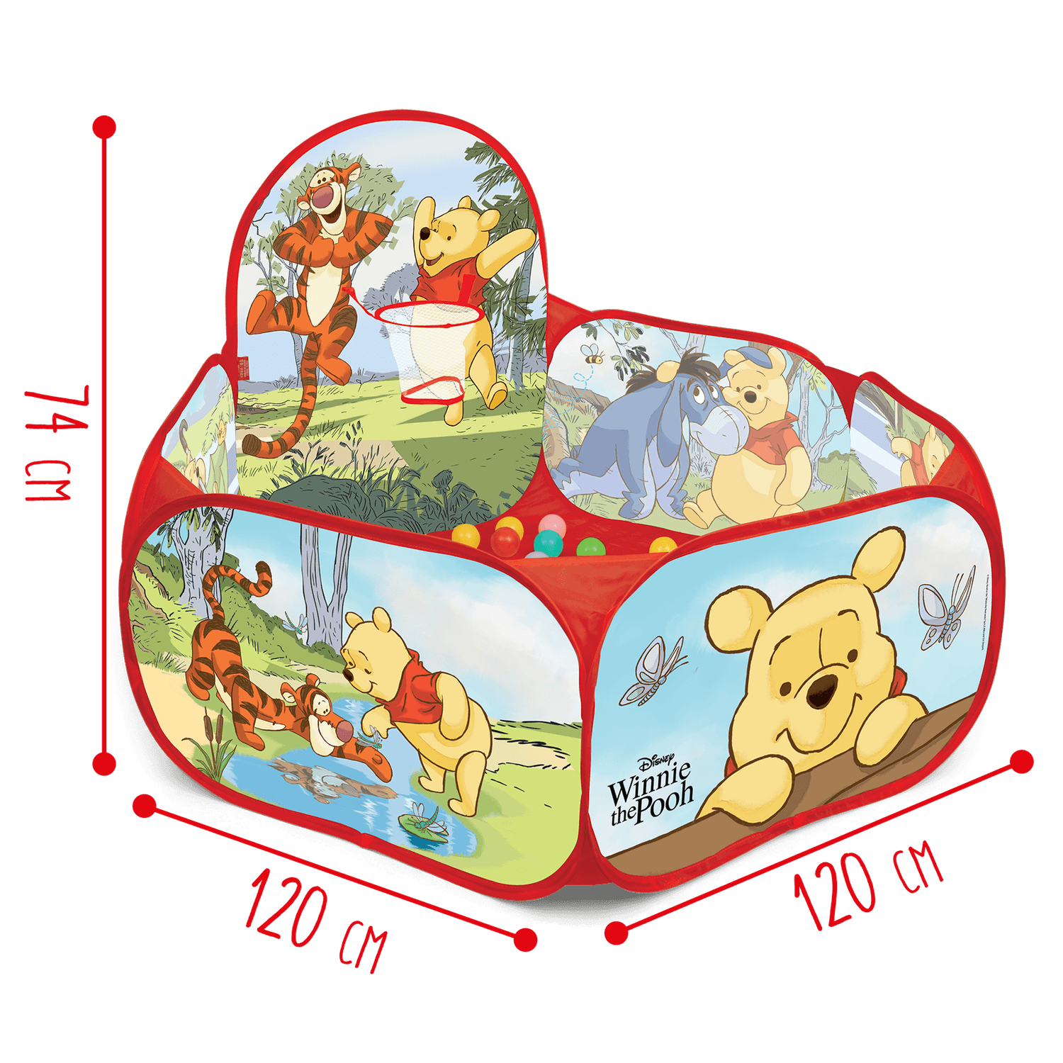 Centro gioco con canestro - winnie the pooh - BABY SMILE