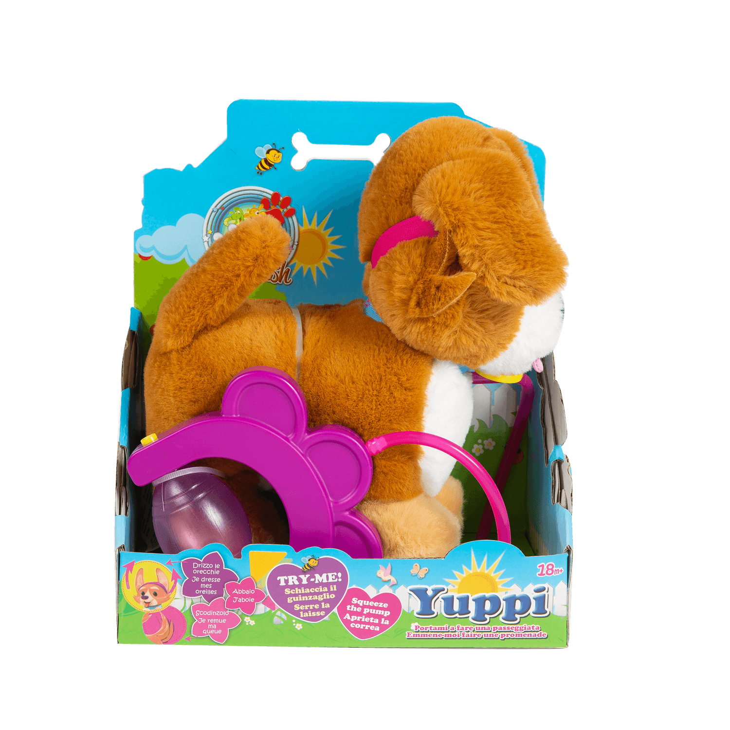 Yuppi - cane con guinzaglio - AMI PLUSH