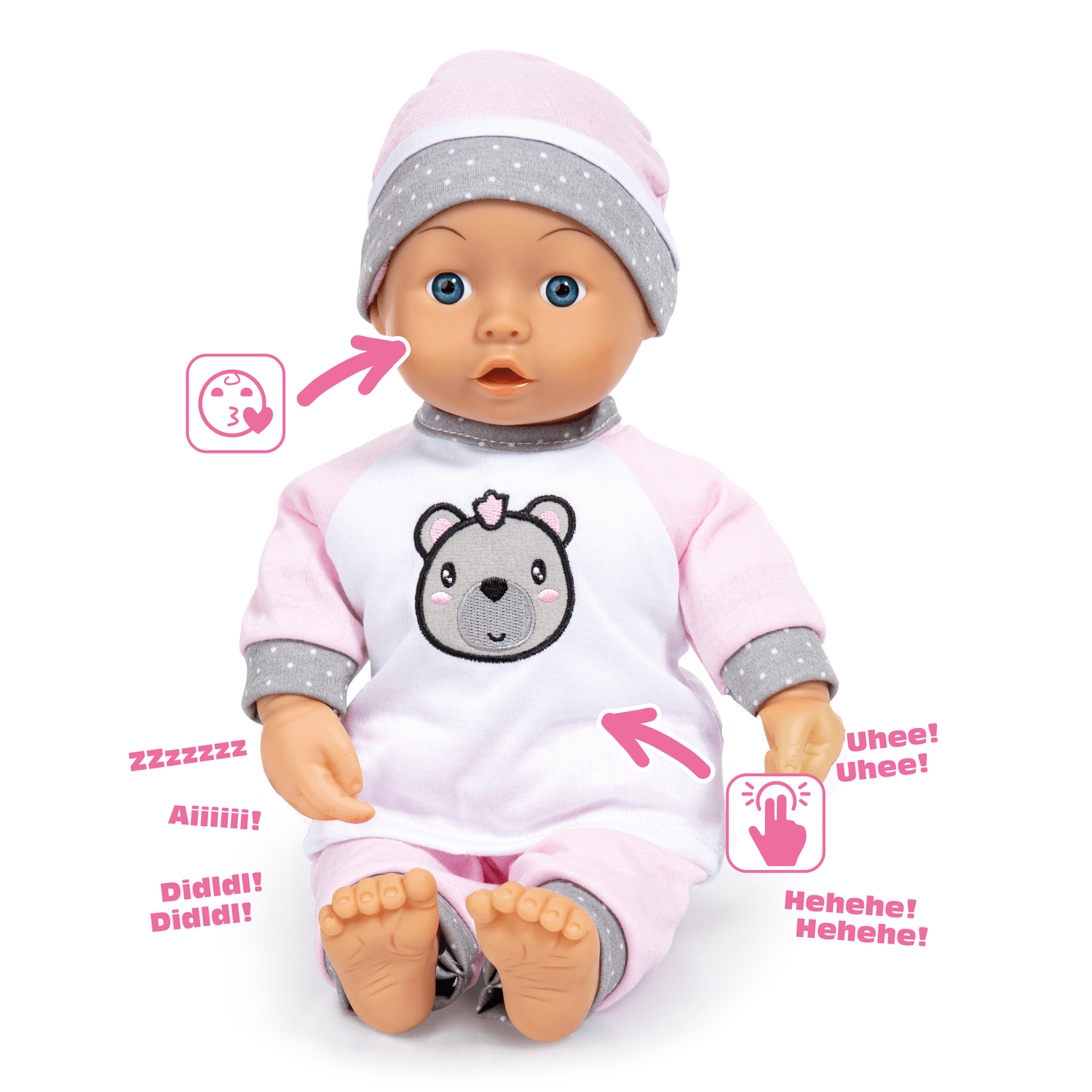 Bambola baby kiss - LOVE BEBÈ