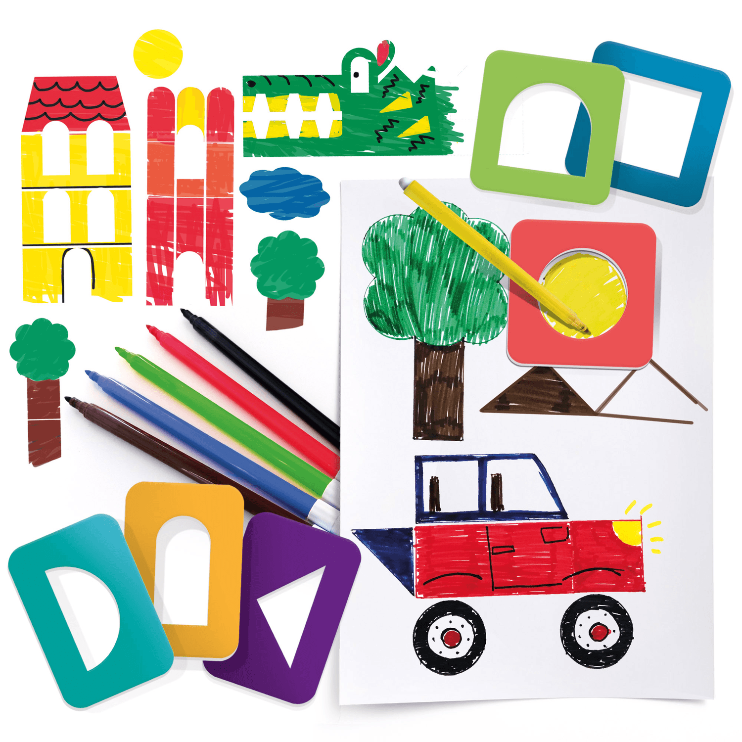 Headu - stencil montessori - HEADU