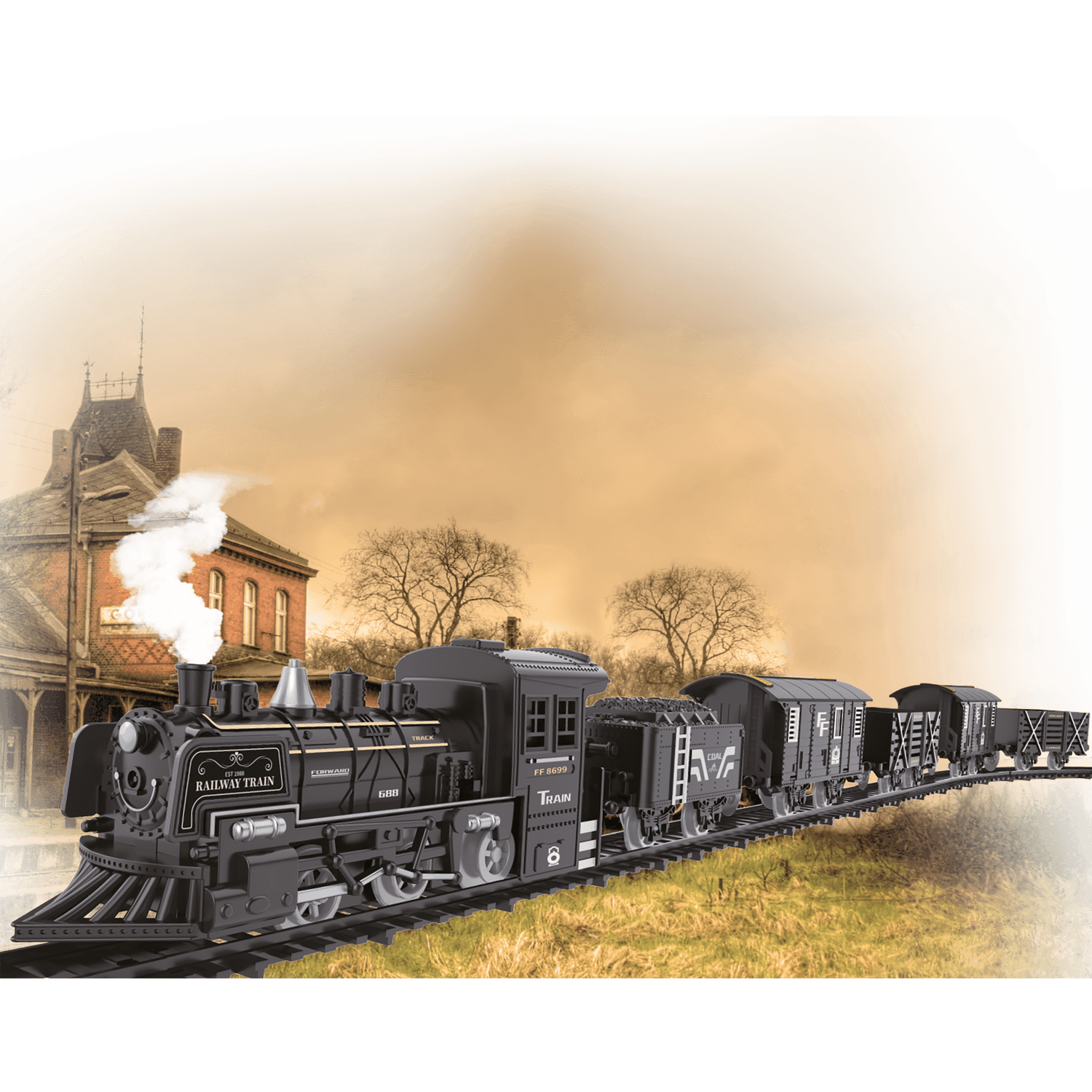 Treno espresso con vapore - MOTOR & CO.