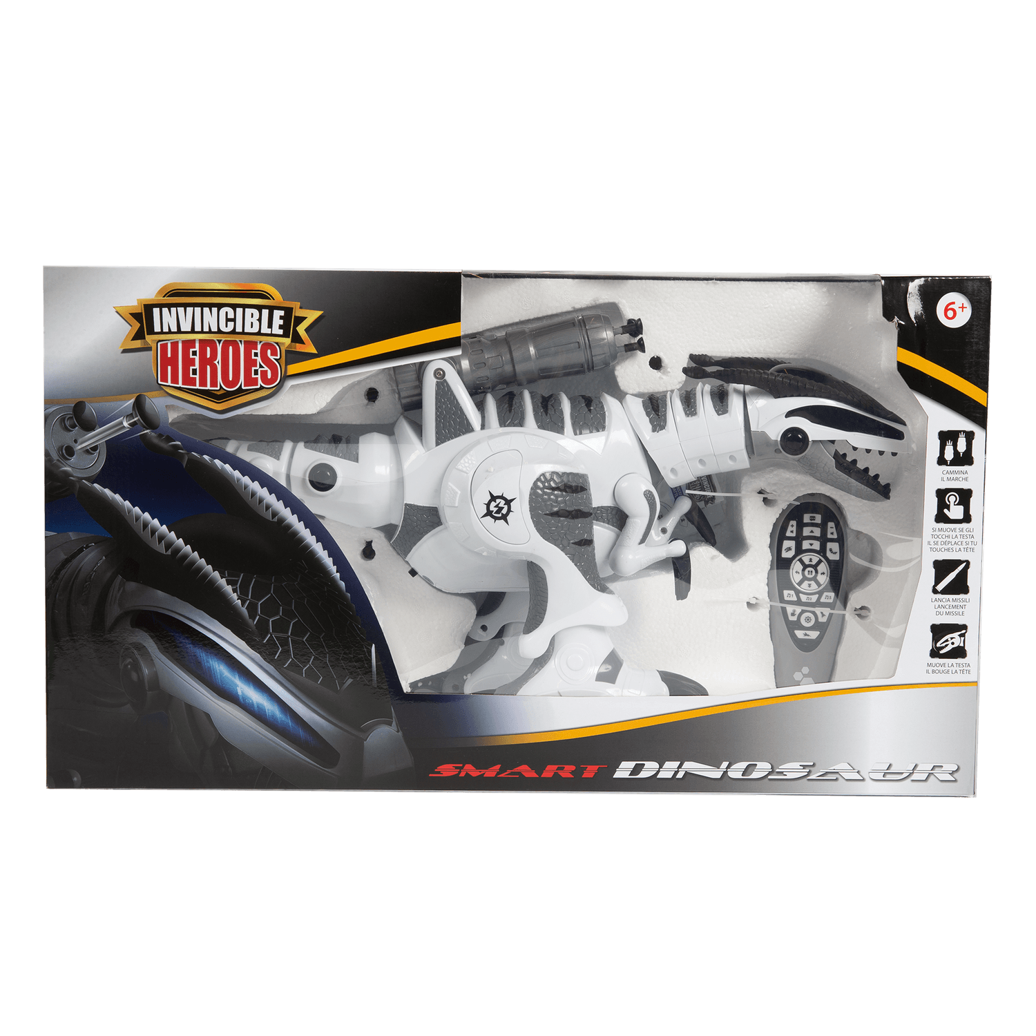 Dinosauro r/c interattivo - INVINCIBLE HEROES, SUPERSTAR