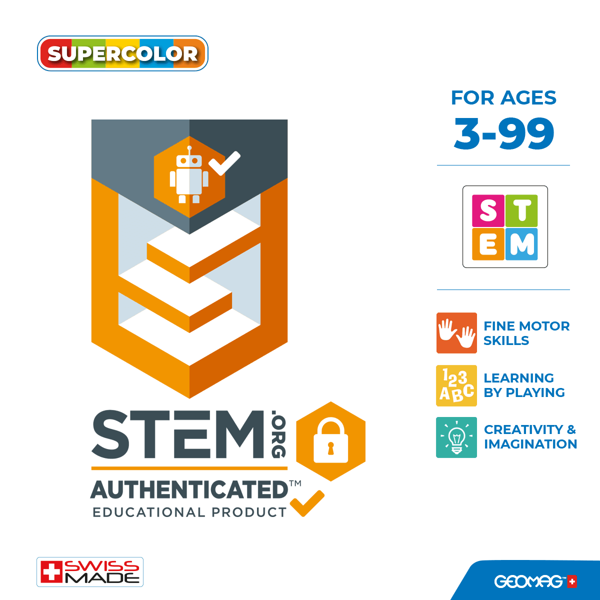 377 geomag supercolor panels recycled 35 pcs - Geomag