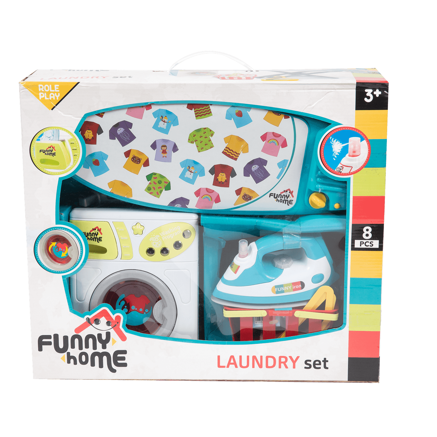 Set lavatrice - ferro da stiro - FUNNY HOME, SUPERSTAR