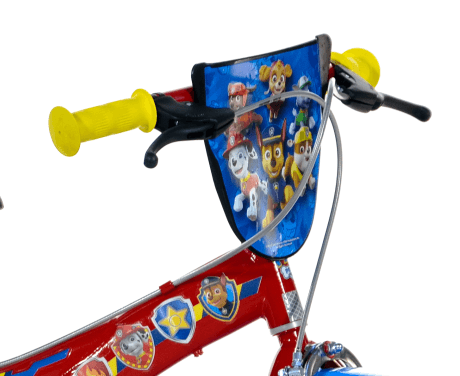 Bicicletta per bambini 14" paw patrol - telaio in acciaio, ruote in gomma gonfiabili, stabilizzatori di serie e freno anteriore - ideale per bambini di altezza 95-127cm, 5-7 anni - Paw Patrol
