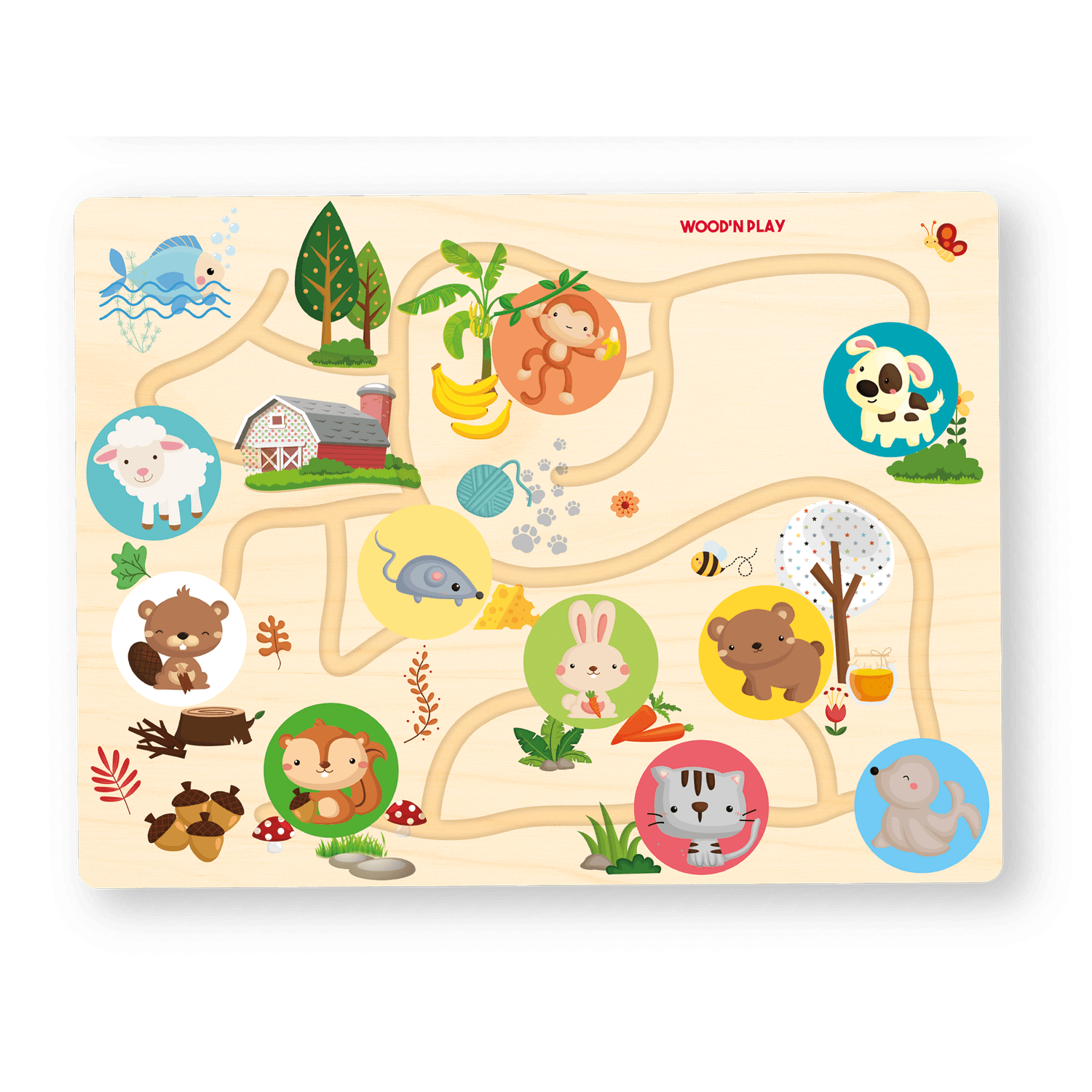 Puzzle circuito - WOOD 'N' PLAY