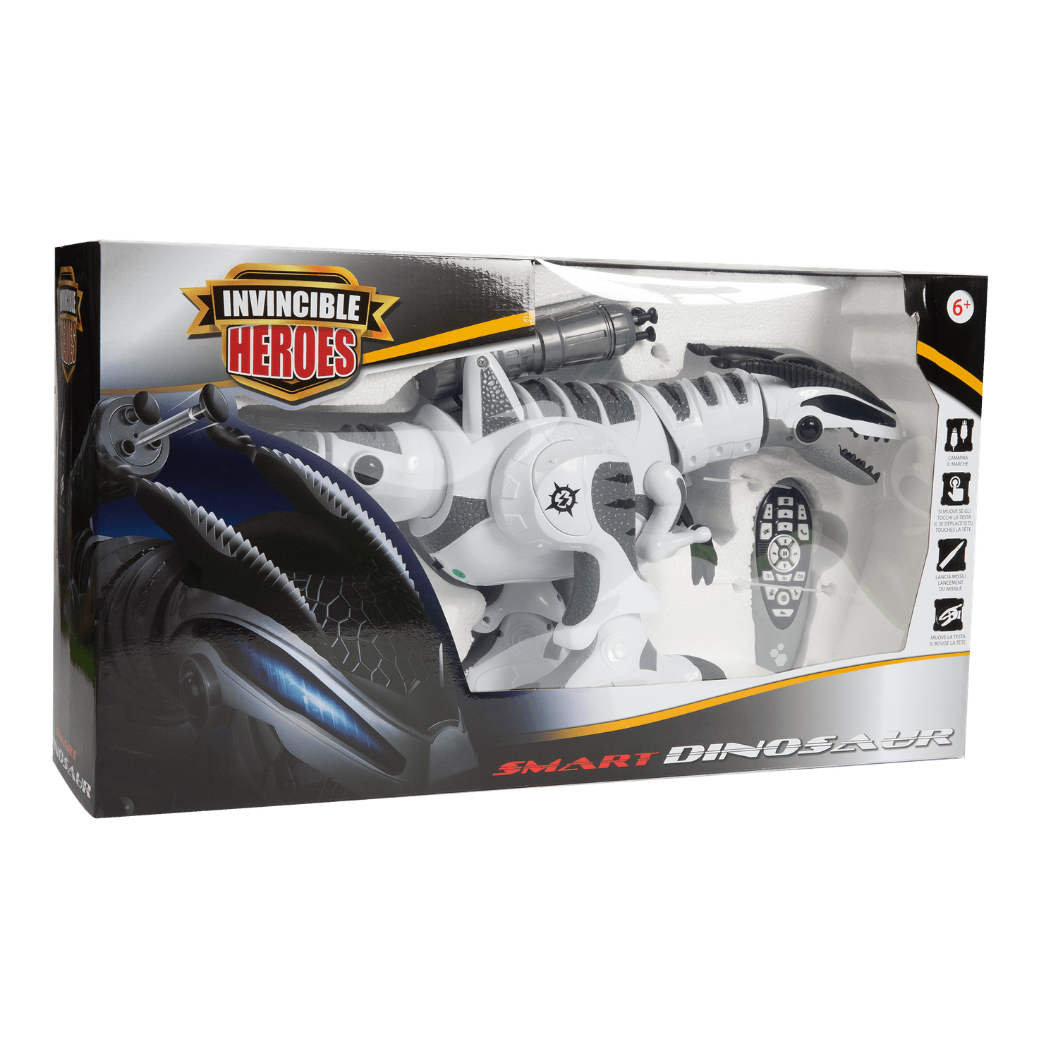 Dinosauro r/c interattivo - INVINCIBLE HEROES, SUPERSTAR