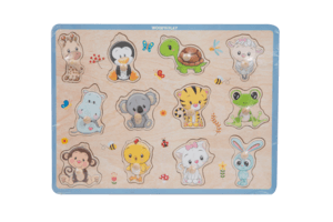 Easy grip puzzle - WOOD 'N' PLAY