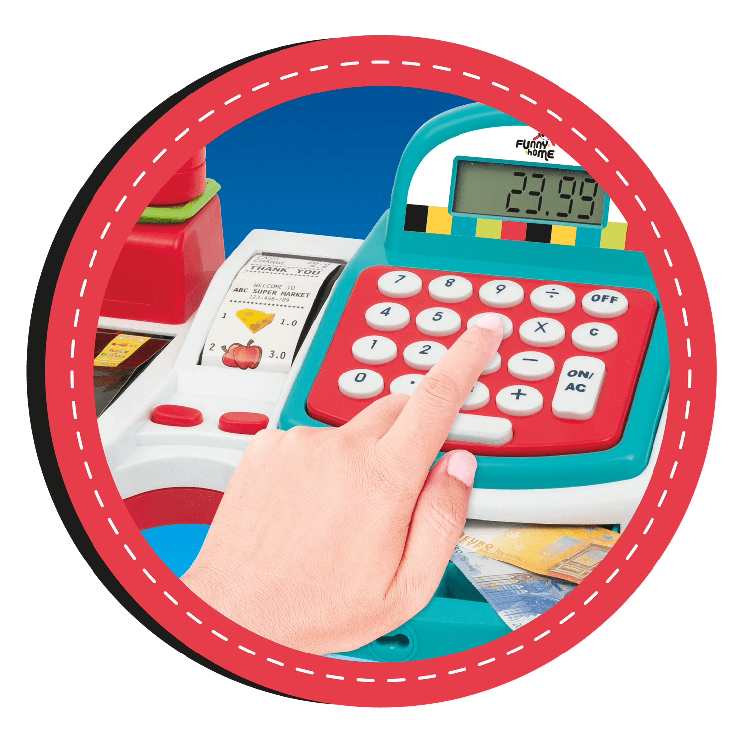 Registratore di cassa con scontrino - FUNNY HOME