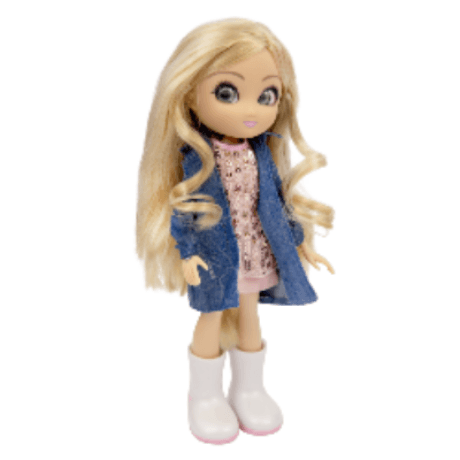 Unique eyes - bambola articolata 25cm, con occhi grandi magici e profondi, segue il tuo sguardo, amy fashion doll ginnasta elegante - GIOCHI PREZIOSI, UNIQUE EYES