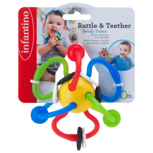 Sonaglio e massaggiagengive colorato - INFANTINO