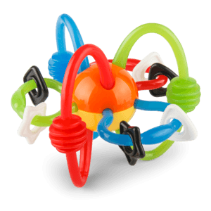 Sonaglio e massaggiagengive colorato - INFANTINO