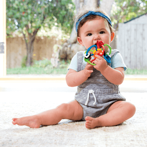 Sonaglio e massaggiagengive colorato - INFANTINO