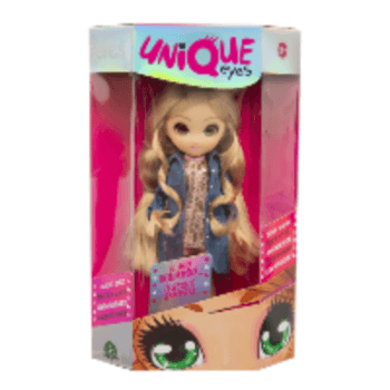 Unique eyes - bambola articolata 25cm, con occhi grandi magici e profondi, segue il tuo sguardo, amy fashion doll ginnasta elegante - GIOCHI PREZIOSI, UNIQUE EYES