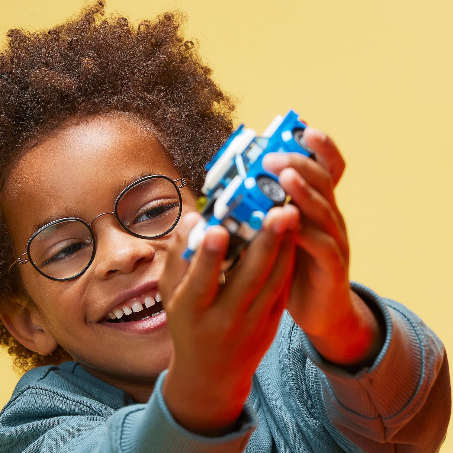 Lego city police auto della polizia, set di costruzione con minifigure e macchina giocattolo per bambini di 5+ anni, 60312 - LEGO CITY, Lego