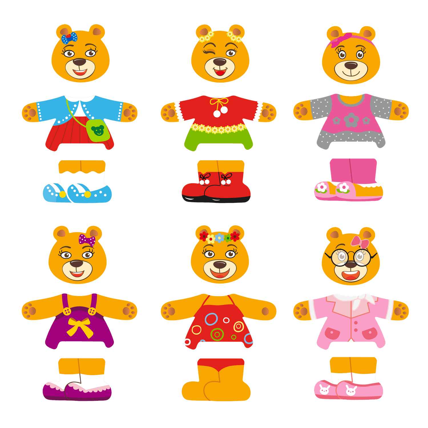 Orsetti in legno - WOOD 'N' PLAY