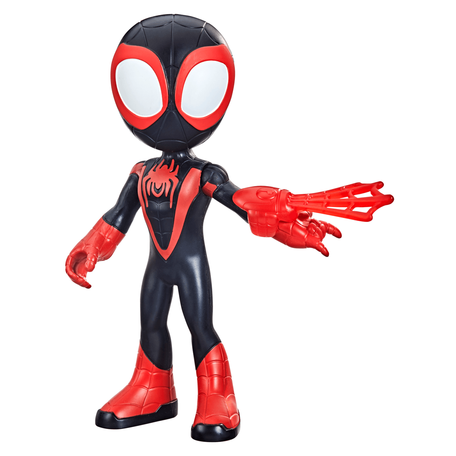 Hasbro spidey e i suoi fantastici amici - mega miles morales, action figure da 22,5 cm, dai 3 anni in su - SPIDEY, MARVEL