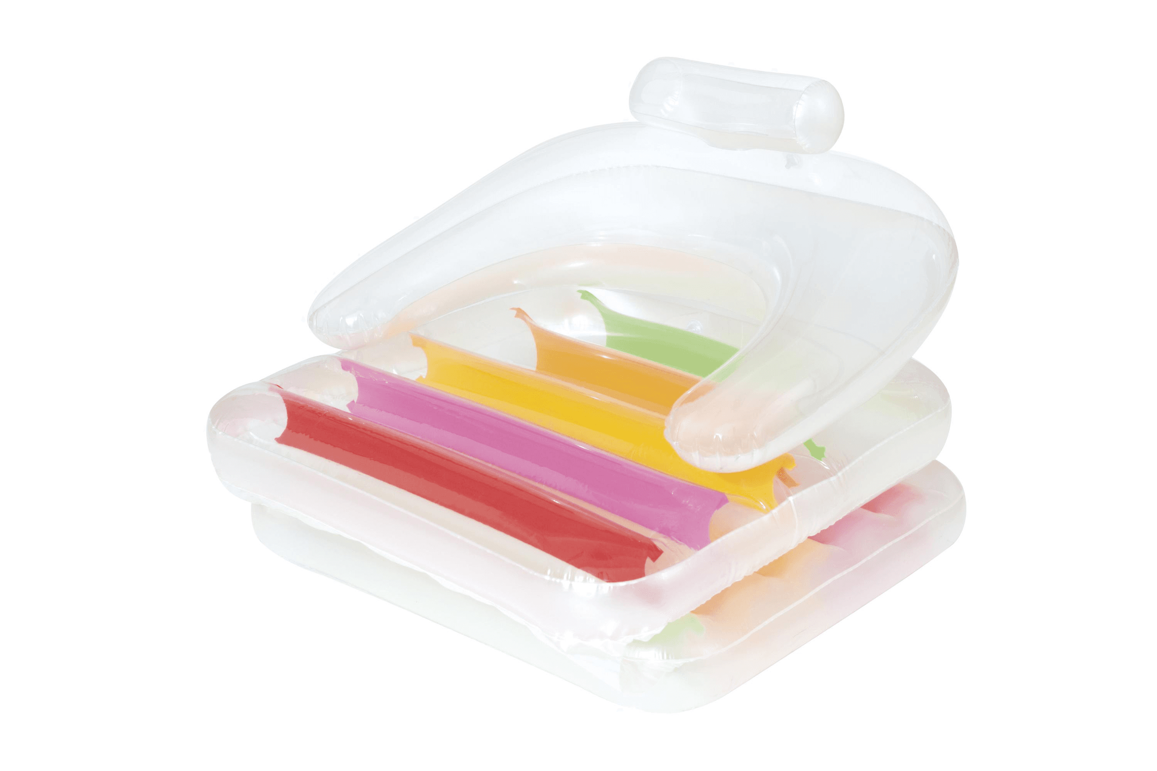 Poltrona materassino pieghevole high fashion folding lounge, cm. 201x89, con schienale - Bestway