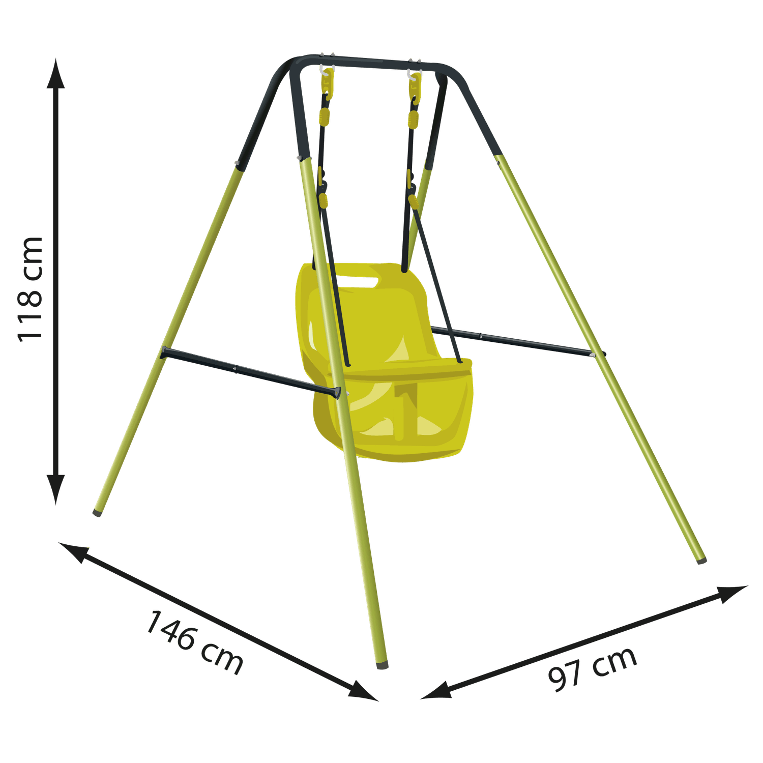 Baby altalena in metallo - SUN&SPORT