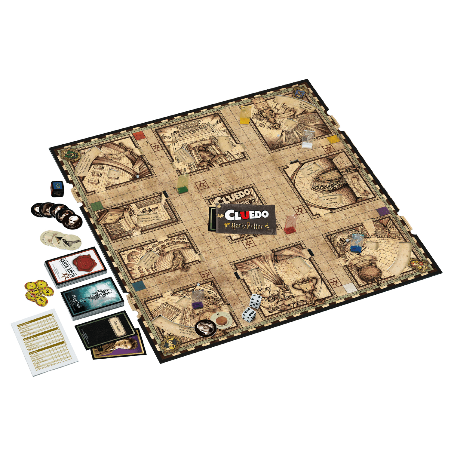 Cluedo harry potter, gioco da tavolo hasbro gaming, per 3-5 giocatori, dagli 8 anni in su - HASBRO GAMING