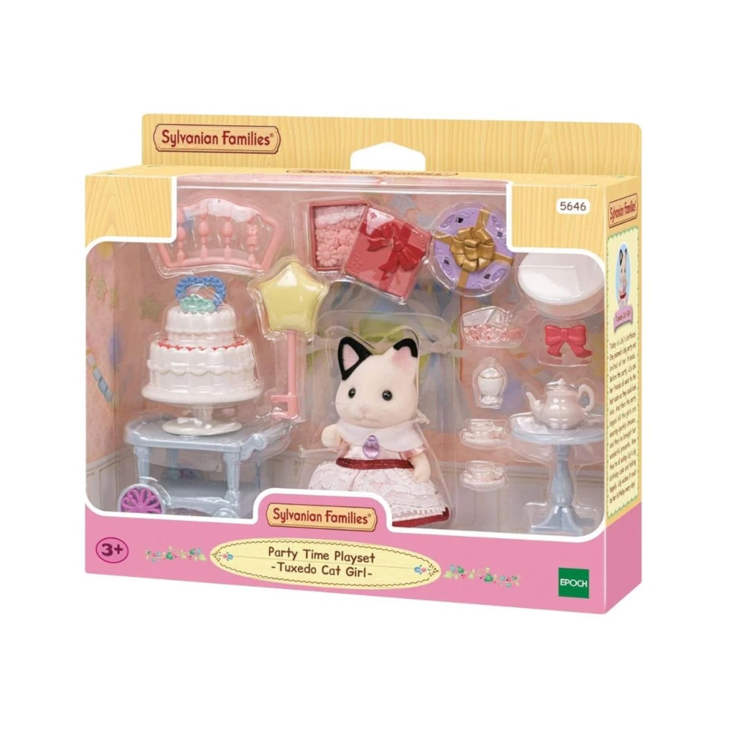 Sylvanian families – set party - ragazza gatto tuxedo - SYLVANIAN FAMILIES