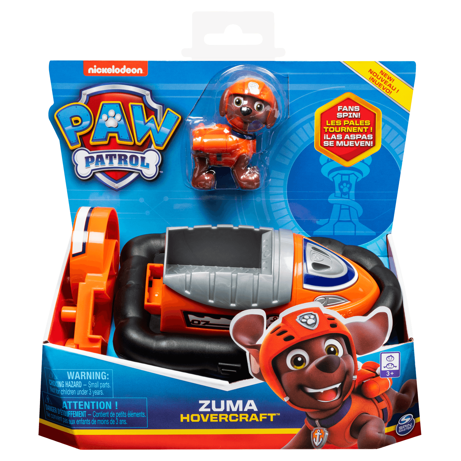  paw patrol, aeroscafo di zuma con personaggio - Paw Patrol
