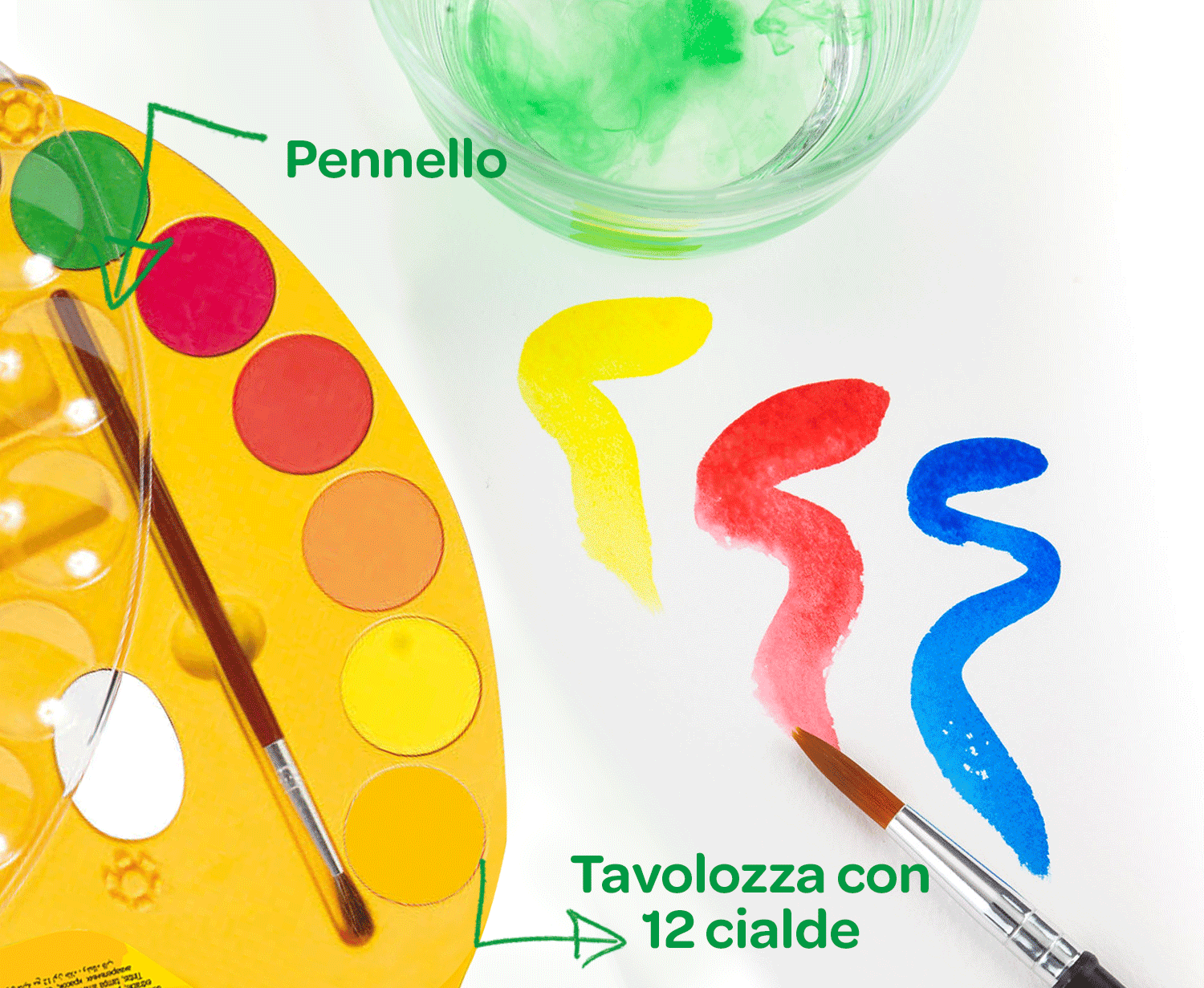Tavolozza 12 acquerelli - CRAYOLA