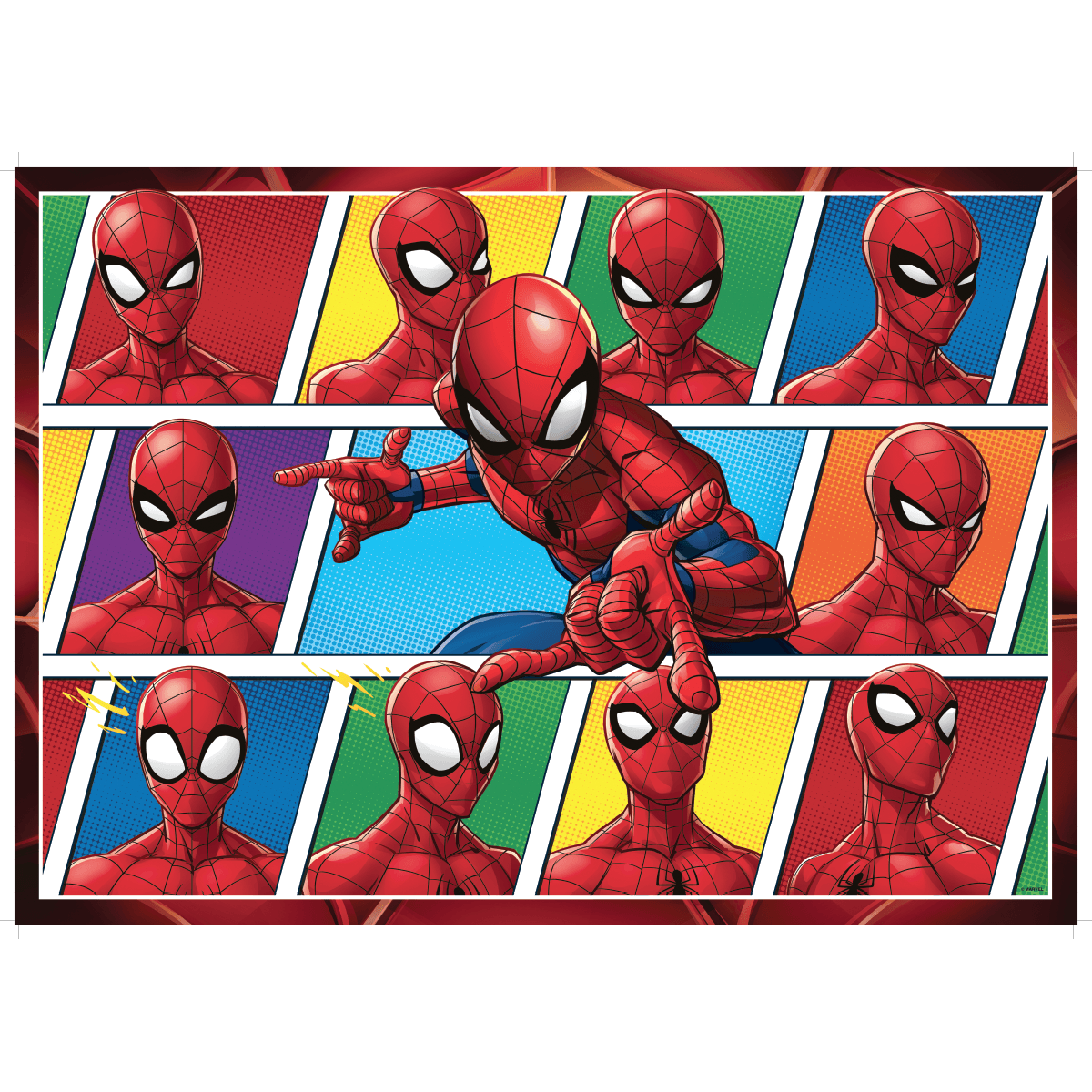 Ravensburger - puzzle 125 pezzi formato giant - per bambini a partire dai 6 anni - spiderman - RAVENSBURGER, Avengers, MARVEL, Spiderman
