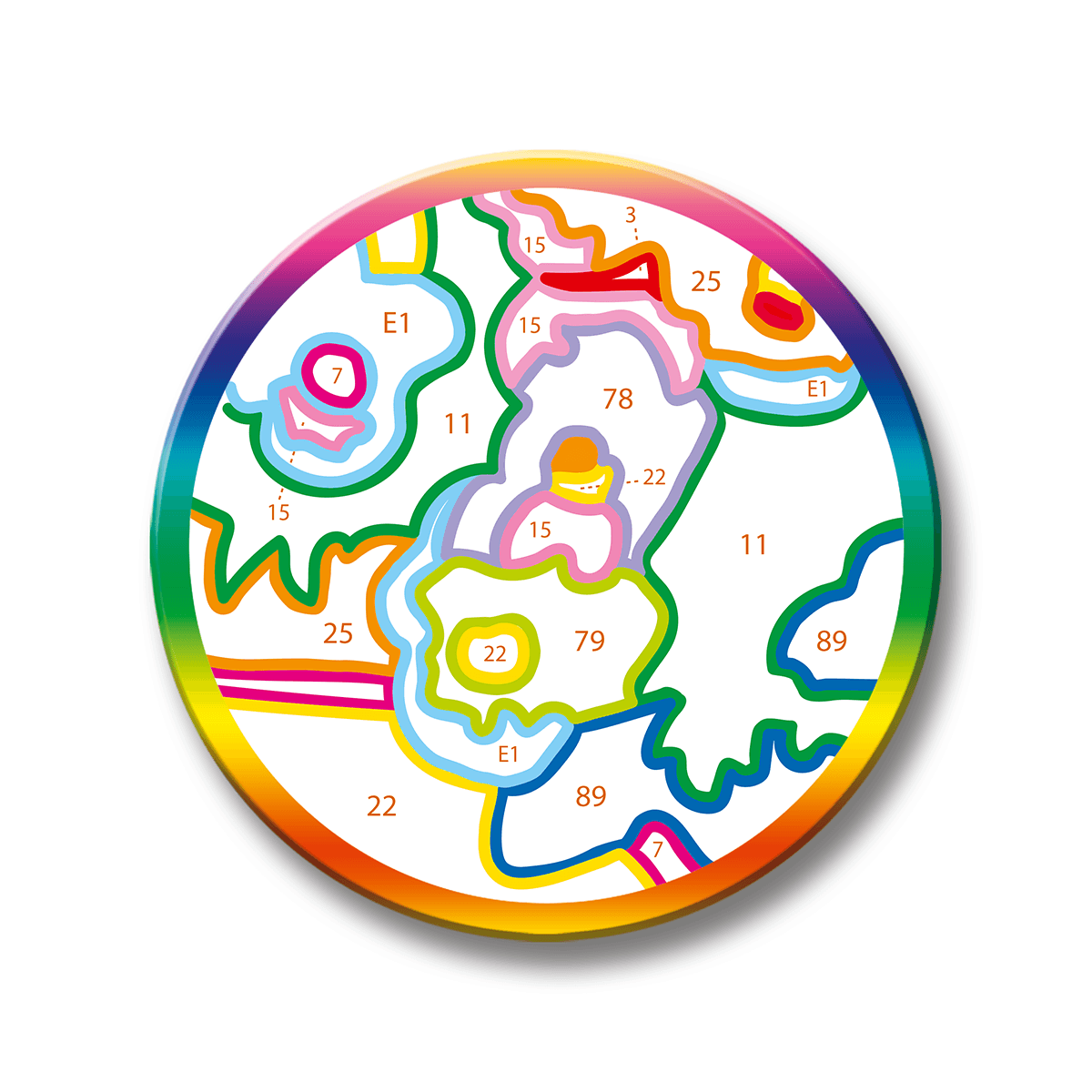 Ravensburger creart per bambini, kit per dipingere con i numeri, 7+, atelier cavalli - CREART, RAVENSBURGER